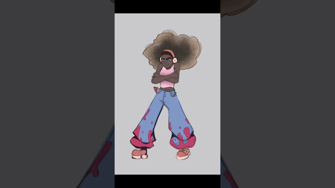 Angry teen | Speedpaint process | OC