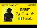 JOEBOY - Sip (Alcohol) Traduction française. VERIFIED