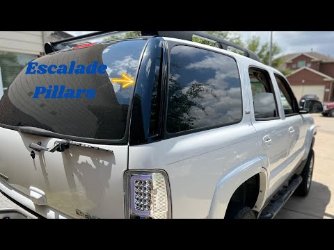 Escalade D Pillar install on 05 Tahoe Z71