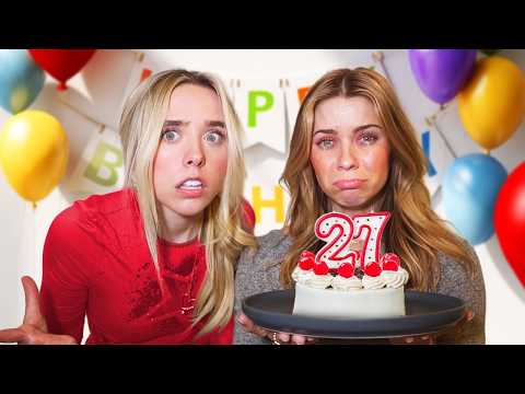 BEING MEAN To My SISTER On Her BIRTHDAY **she got mad** 😔 🎂