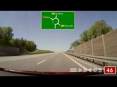 DK46: Opole Zachód (A4) - Nysa