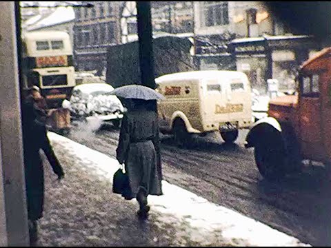 The Spot, Derby City Centre, Winter of C1953, 1950s, F1056