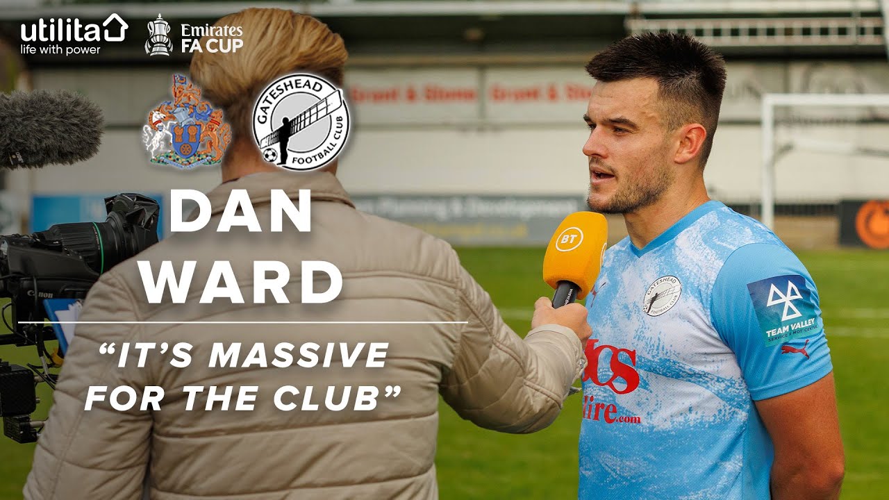 “It’s massive for the club” | Dan Ward on Emirates FA Cup opener at Altrincham | UTILITA PREVIEW