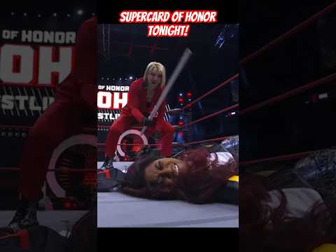 Athena vs Shida #ROH SuperCard of Honor PPV Tonight on ROH app! #womenswrestling #wrestling #aew
