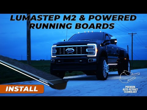 Lumastep M2 Powered Light Up Running Board Installation Guide | 2023-2026 Ford F250 F350 Superduty