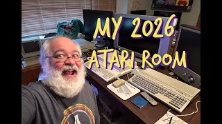 My Atari Room for 2026 - Falcon - TT030 - Mega STe - Mega 2ST - 800 - 130XE - Vintage 8/16/32 Bit