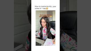 How to memorize all your notes in 1 day✨✨