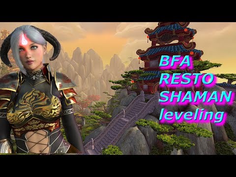 World Of Warcraft Info: BFA Draenei Restoration Shaman leveling 82-83
