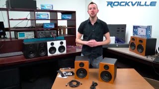 Video thumbnail for Unboxing Rockville APM5 5.25" 2-Way 250W Active/Powered USB Studio Monitor Speakers Pair by Rockville Audio