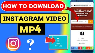 #Instagram How you download instagram mp4 video |   Insta to mp4 |