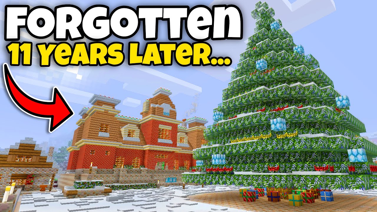 Exploring Minecraft's Forgotten Christmas Map