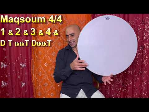 Asif Qu MIddle Eastern Percussion Video 12 - Frame Drum Rolls