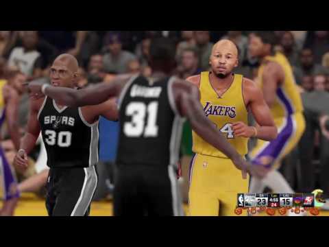 2040-2041 NBA Season Opener - Spurs vs. Lakers (NBA 2k16 MyGM)
