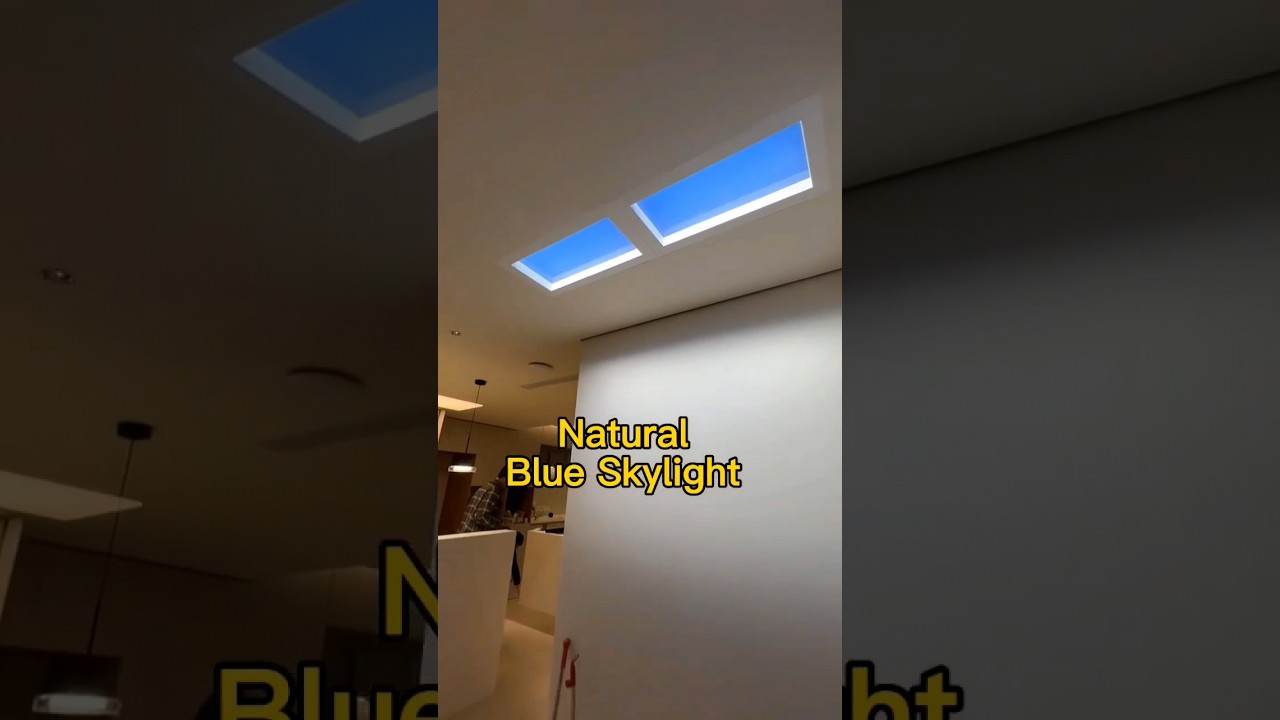 Artificial Natural Blue Skylight DIY Panels, cheaper than Coelux Skylight, just 200usd#shorts