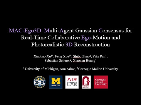 MAC-Ego3D: Multi-Agent Real-Time Collaborative Ego-Motion and Photorealistic 3D Reconstruction