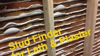Quick Tip #1 - Finding studs in lath & plaster walls