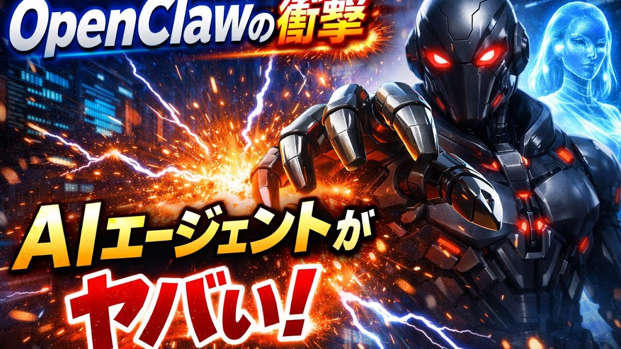 OpenClawの衝撃、AIエージェントがヤバい