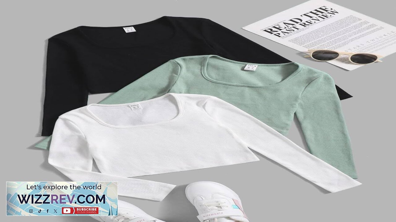 SHEIN Tween Girl 3pcs Ribbed Knit Tee SHEIN USA Review