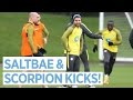 SCORPION KICKS AND AGUERO S SALTBAE Man City Training