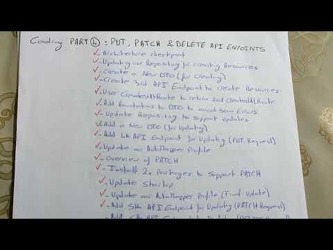 Final PART: 4 overview of a .NET CORE 3.1 MVC REST API