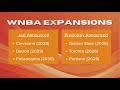 WNBA Expanding To Cleveland Detroit And Philadelphia Over Next Five Years