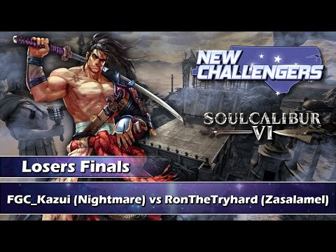 Soul Calibur VI - Losers Finals - FGC_Kazui (Nightmare) vs RonTheTryhard (Zasalamel)