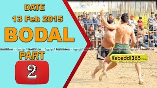 Bodal (hoshiarpur) Kabaddi Tournament 13 Feb 2015 Part 1 by Kabaddi365.com