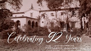 The Athenaeum Celebrates 92 Years