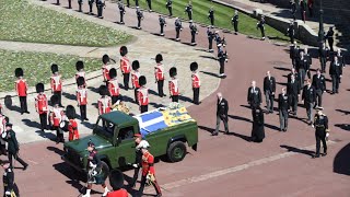 video: Drivers of Prince Philip's Land Rover hearse spent week ensuring they went at right speed