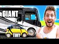 Tiny VS GIANT Road Trip Challenge