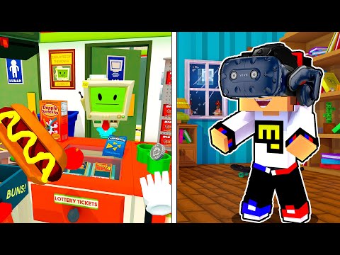 ЕвгенБро - 24 HOURS SELLER IN STORE IN VR MINECRAFT CHALLENGE NOOB GIRL AND PRO VIDEO TROLLING MINECRAFT