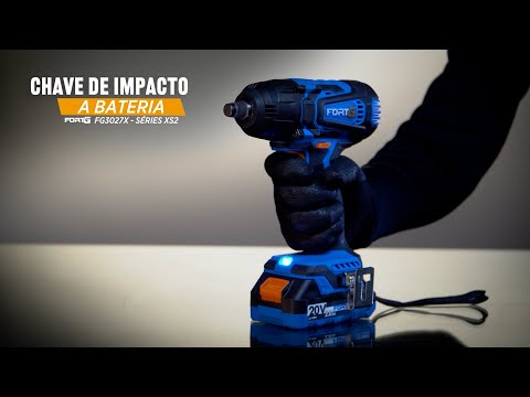 Chave de Impacto 1/2 Pol. 350Nm 20V 2Ah Intercambiável com Velocidade Variável e Reversível incluso Carregador Rápido Compacto - Video