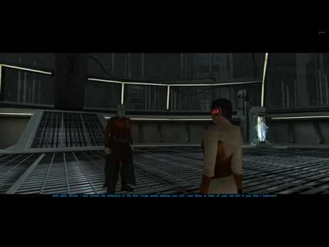 KOTOR (Malak final fight, hardest difficulty, female Revan, and light side)