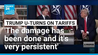 Trump backs down on tariffs, but 'the damage has been done and it's very persistent', expert says
