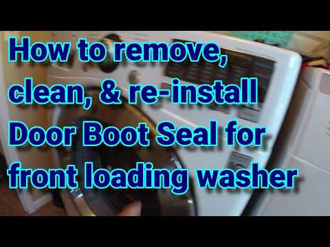 Mold in Front Load Washer Gasket - How to remove & clean