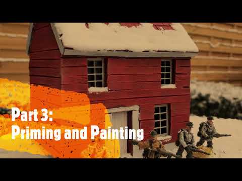 Bolt Action WW2 28mm Timber house build Part 3