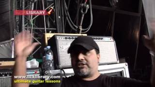 Lenny Kravitz Guitar Tech Alex Alvarez Gear Overview - V Festival