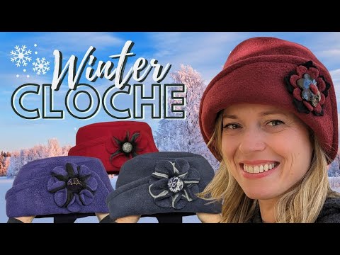 Lär dig hur du gör vår bästsäljande Winter Cloche Fleece Hat. Handledning och mönster.