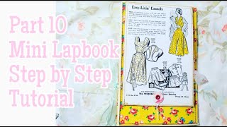 Part 10 Mini Lapbook Insert Tutorial Step by Step Mixed Media Minnesota DT Project