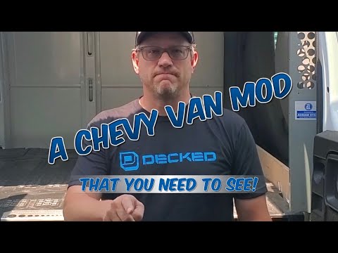 Double DECKED USA Legacy Drawer System install in a Chevy Van