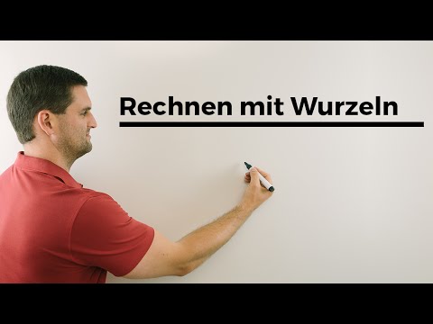 Rechnen mit Wurzeln | Mathe by Daniel Jung