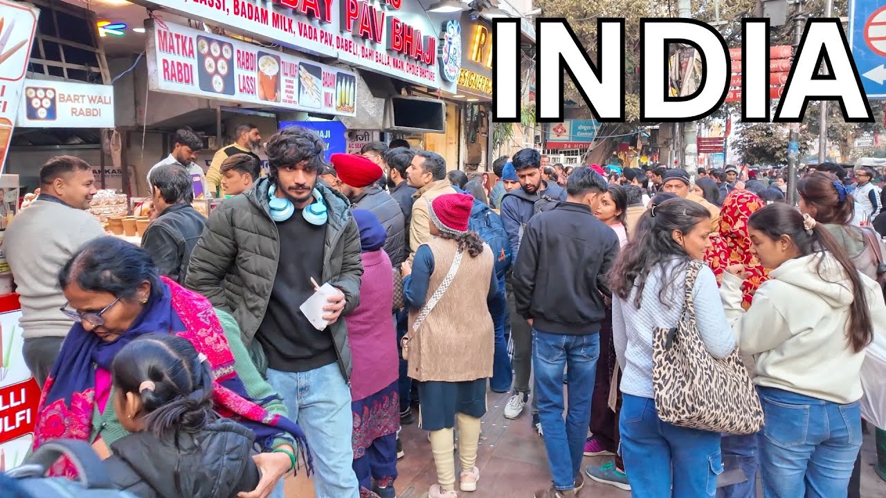 Immersive street-level walking tour through India (Daily Life 6), India, showcasing authentic urban landscapes, local architecture, and the vibrant atmosphere of the city's neighborhoods