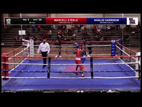 Marcell Steele vs Khaliq Harrison: National Championship: On The Ropes Boxing