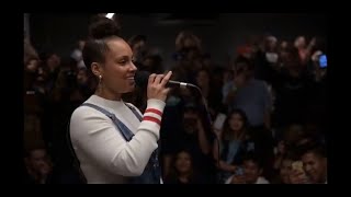 Alicia Keys singing If I Ain&#39;t Got You acapella, Spanish Version