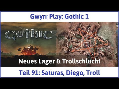 Gothic 1 Teil 91: Saturas, Diego, Troll - Let's Play