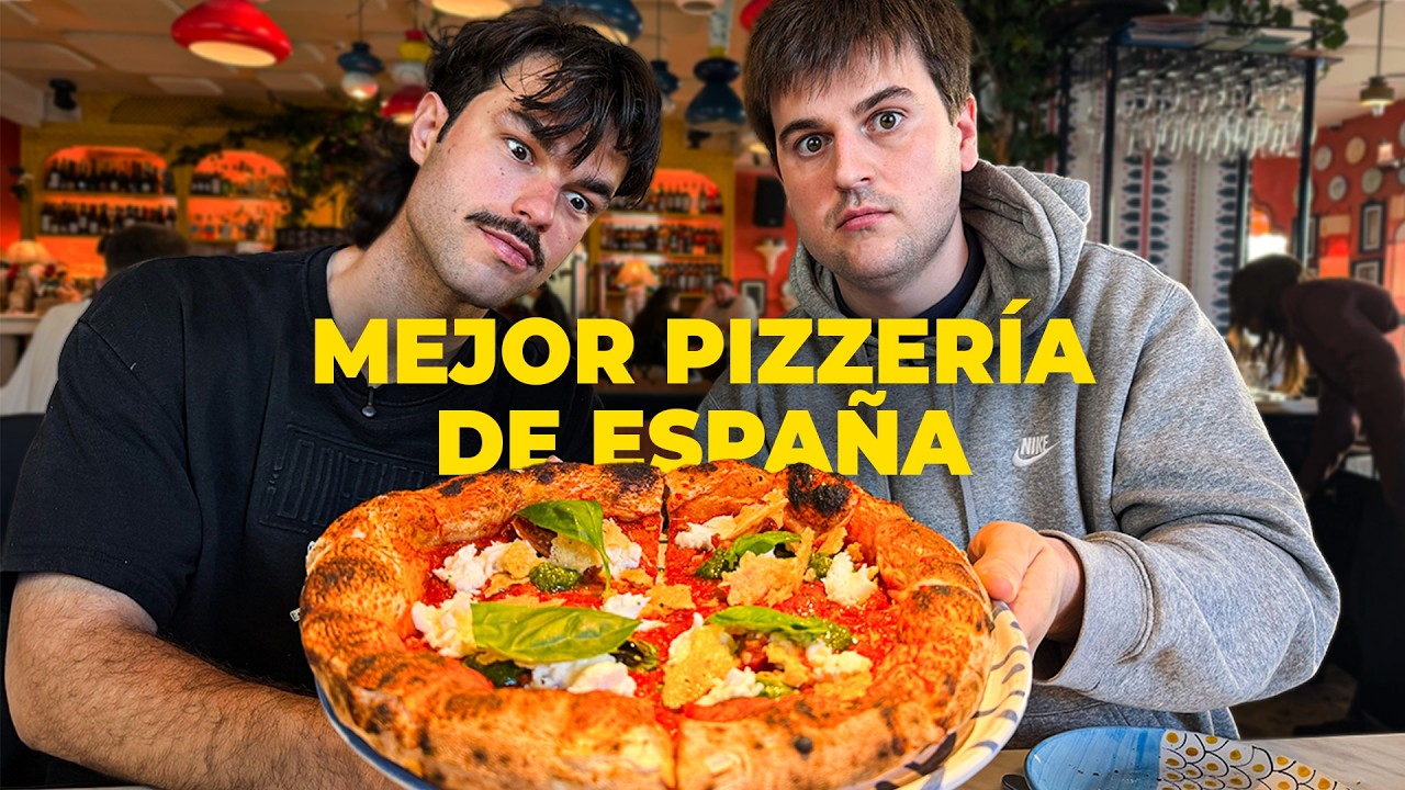 La MEJOR PIZZERÍA de España con PELDANYOS