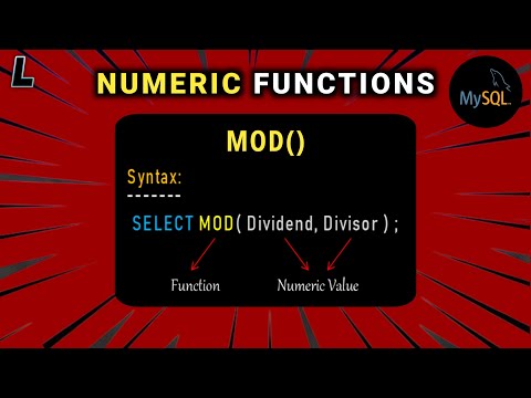 Numeric Functions In Sql Mod Function Sql Series 22