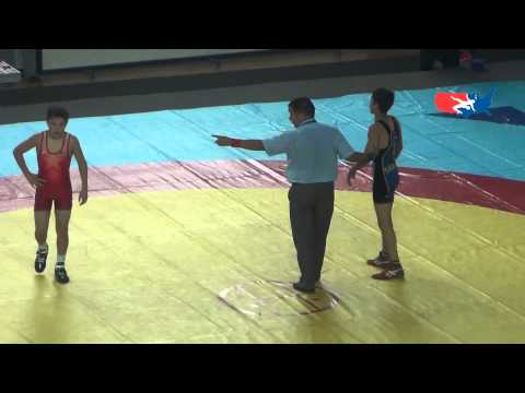 Cadet World FS - Emamichoghaei (IRI) tech fall Gomez (USA), 42 kg