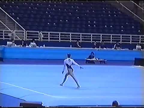 Alona Kvasha (UKR) Floor Qualifications 2004 Athens Olympic Test Event