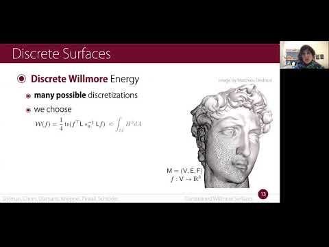 Olga Diamanti: Discrete Willmore Surfaces